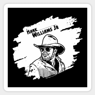 Hank Williams Jr, country music artist Sticker